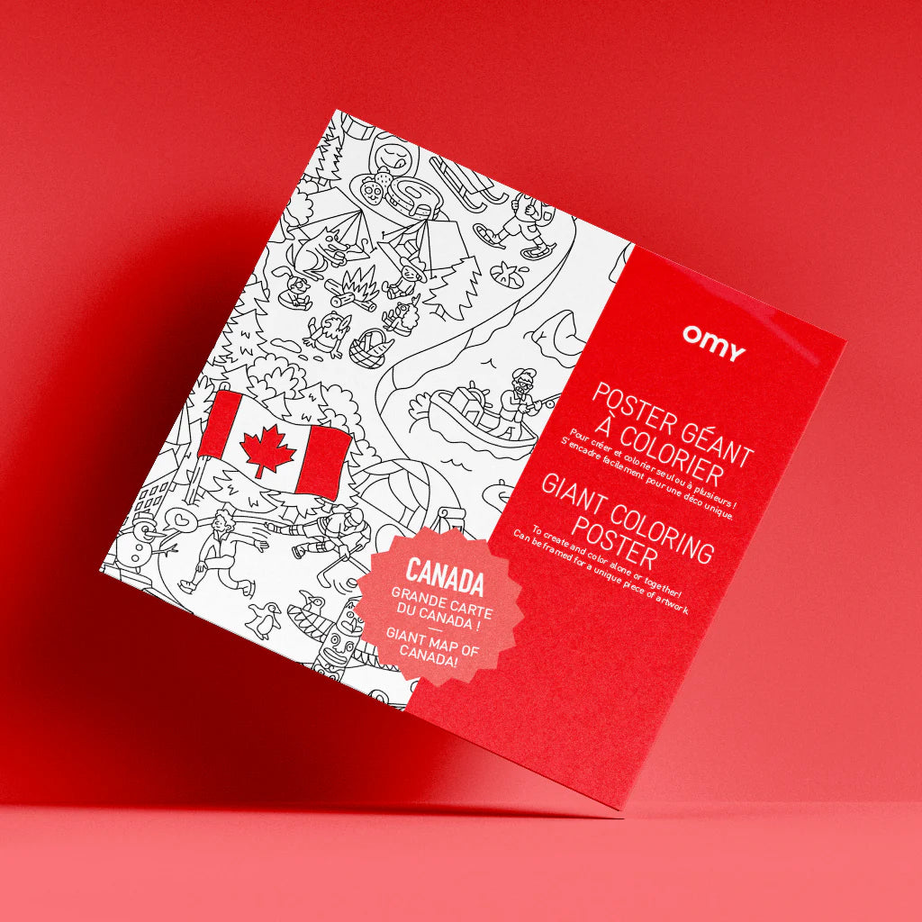 Affiche géante à colorier Canada