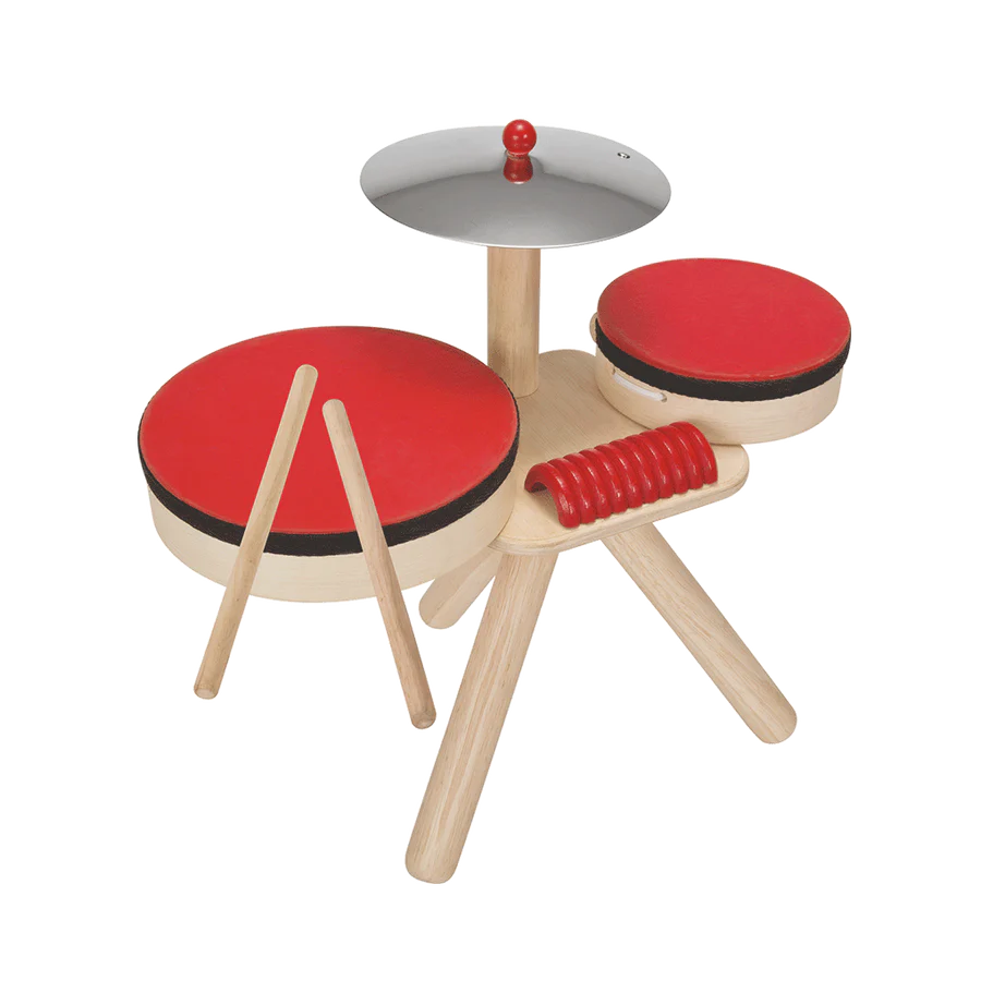 Batterie musicale en bois