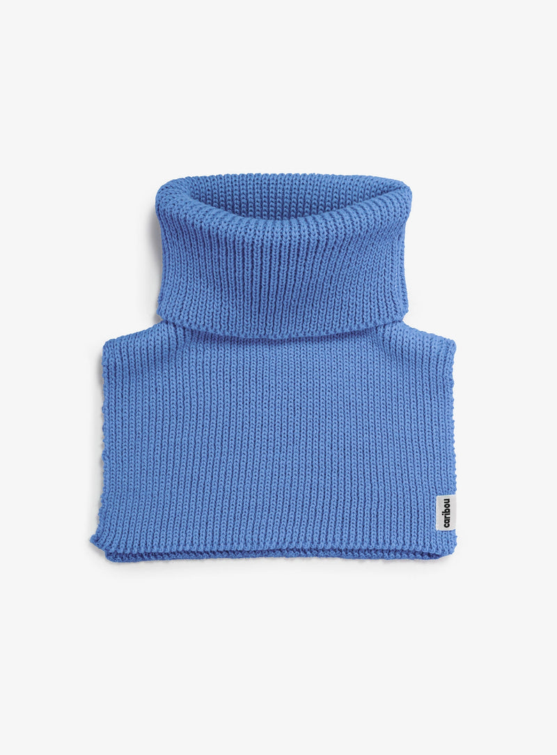 Cache-cou en tricot - Bleu Pervenche