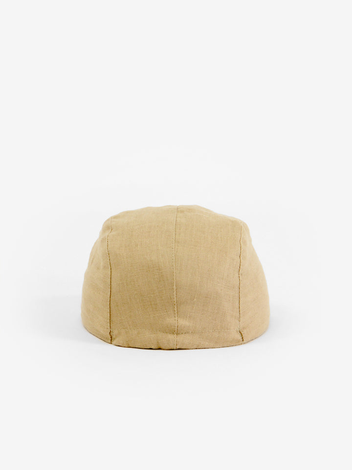 Casquette Caribou en lin Sable