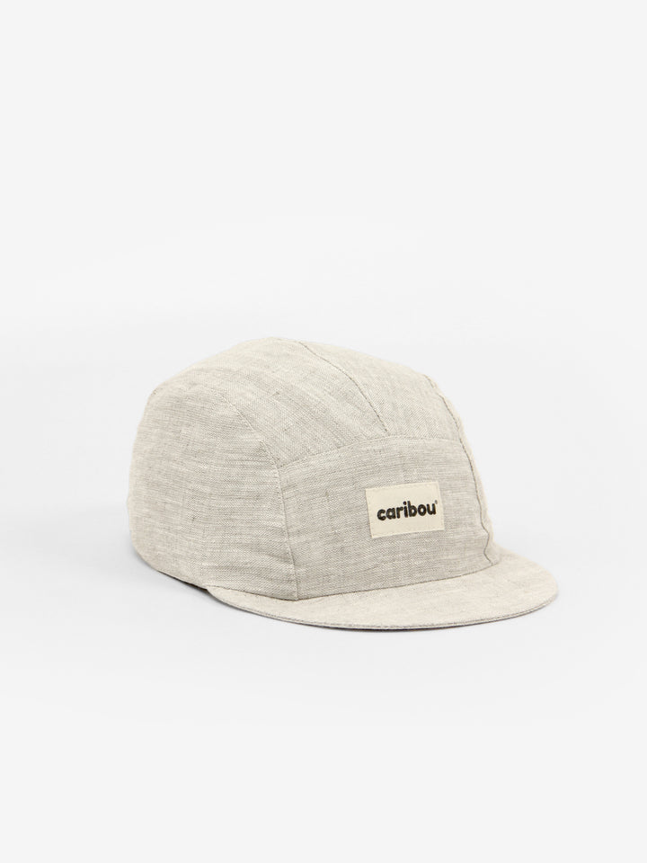 Casquette en lin écru Caribou