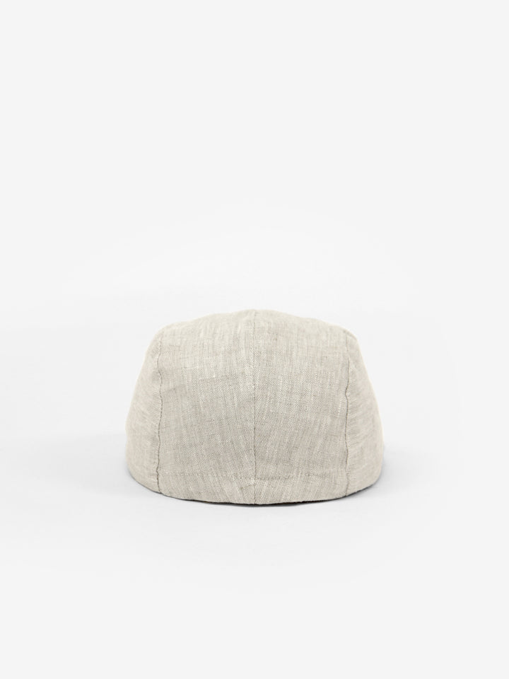 Dos de Casquette en lin écru Caribou