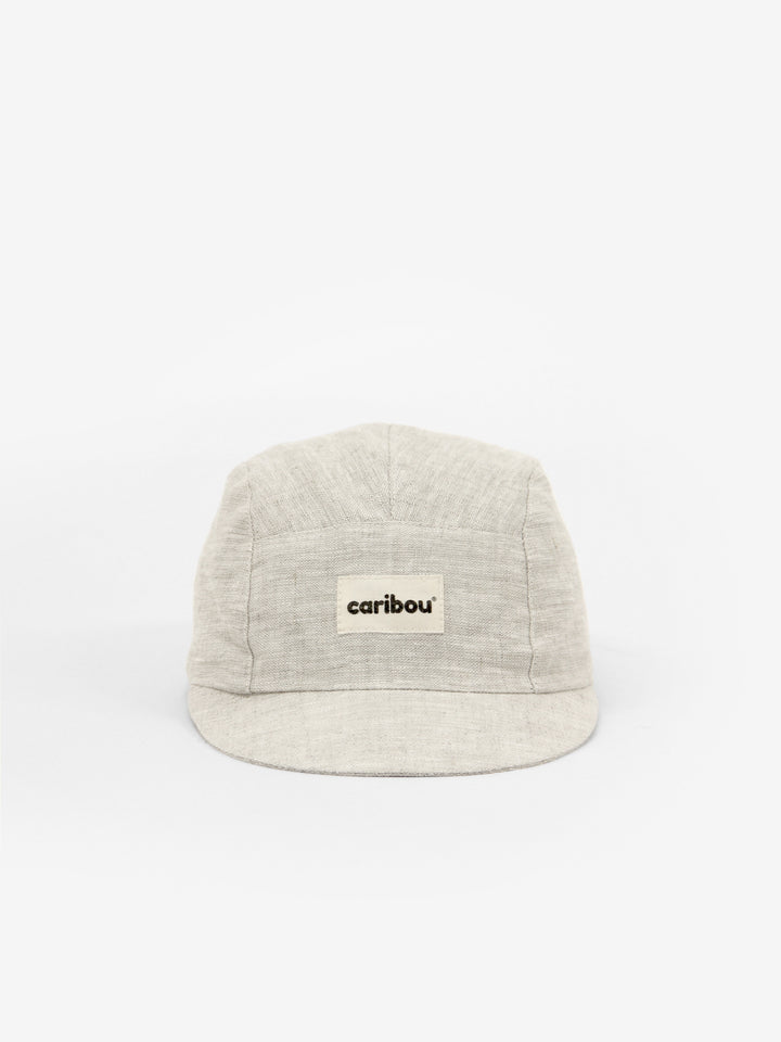 Casquette en lin écru Caribou