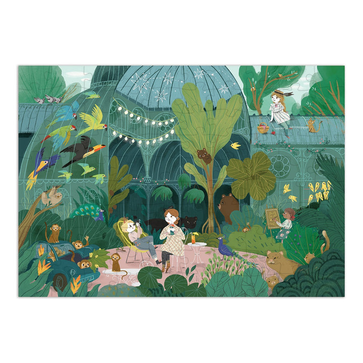 Casse-tête de 100 pièces Au jardin des plantes