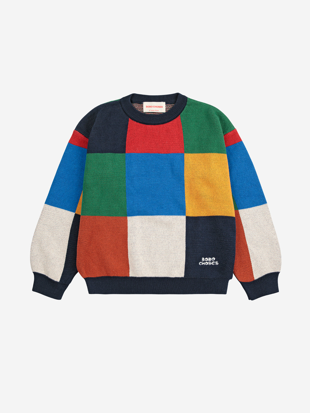 Chandail en coton multicolore Bobo Choses