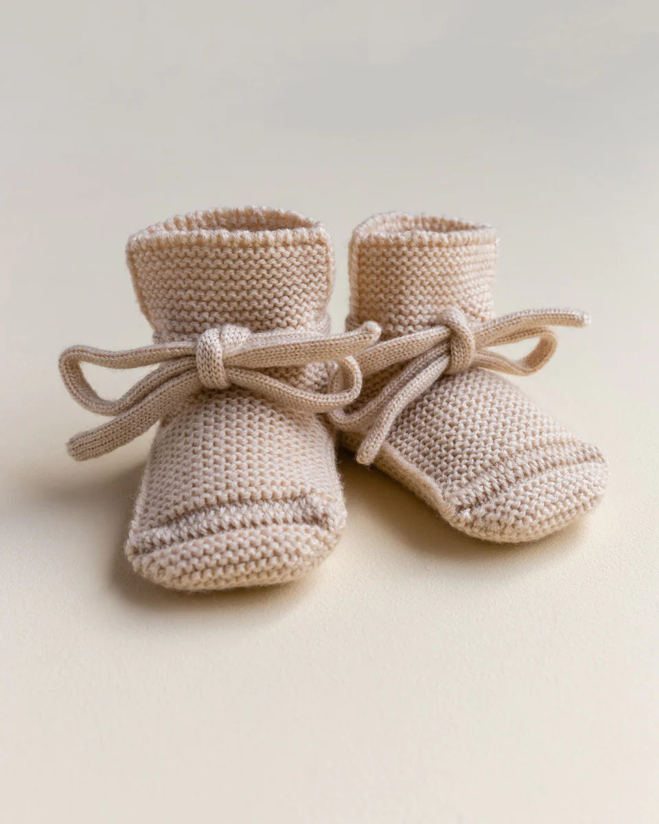 Chaussons de laine de mérinos oat