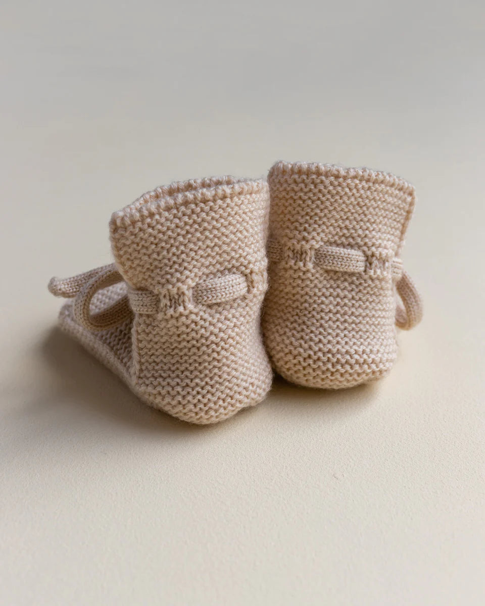 Chaussons de laine de mérinos oat