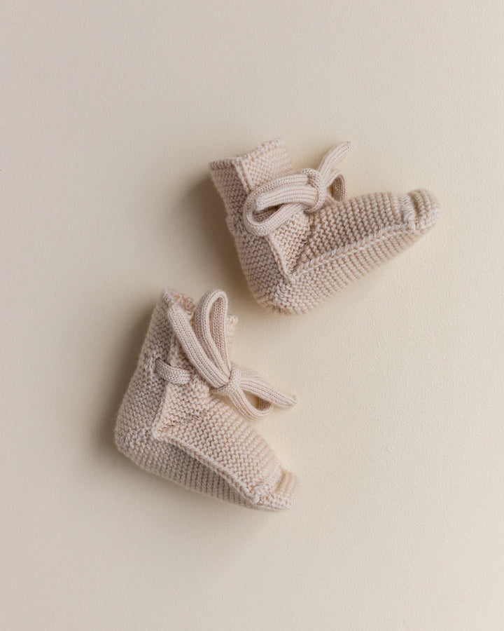 Chaussons de laine de mérinos - Avoine