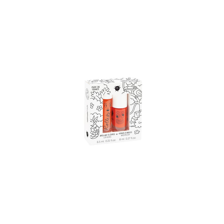 Coffret duo Rollette orange et Vernis à ongles Tropical