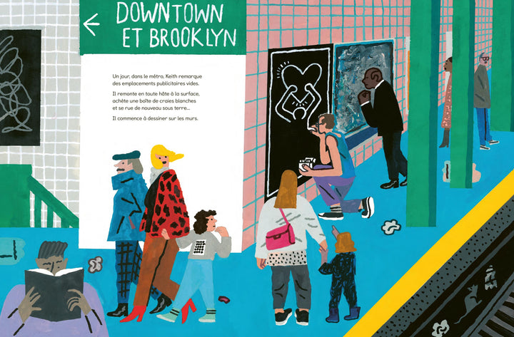 Livre Dessiner sur les murs Keith Haring