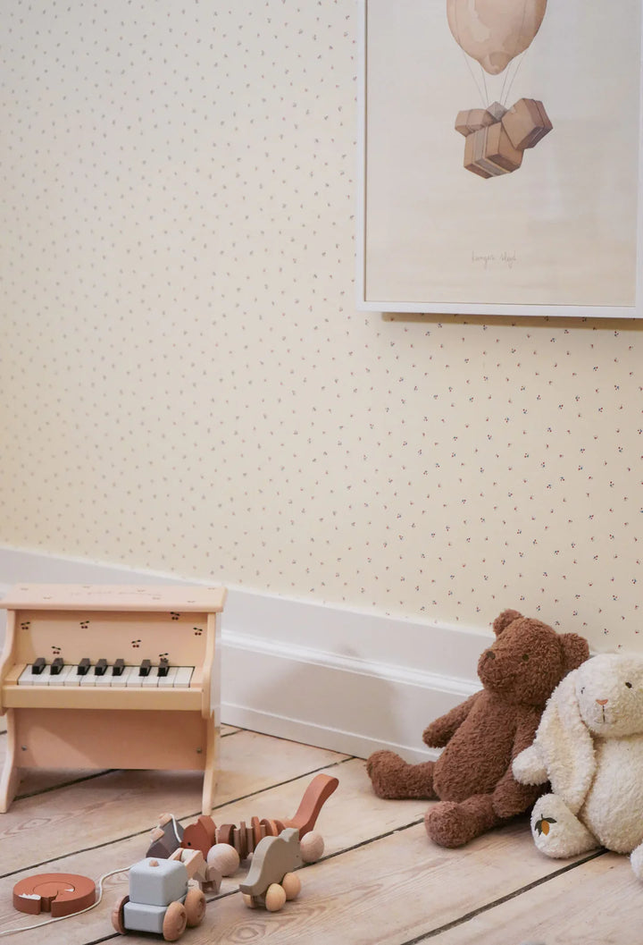 Chambre d'enfant avec Excavatrice en bois