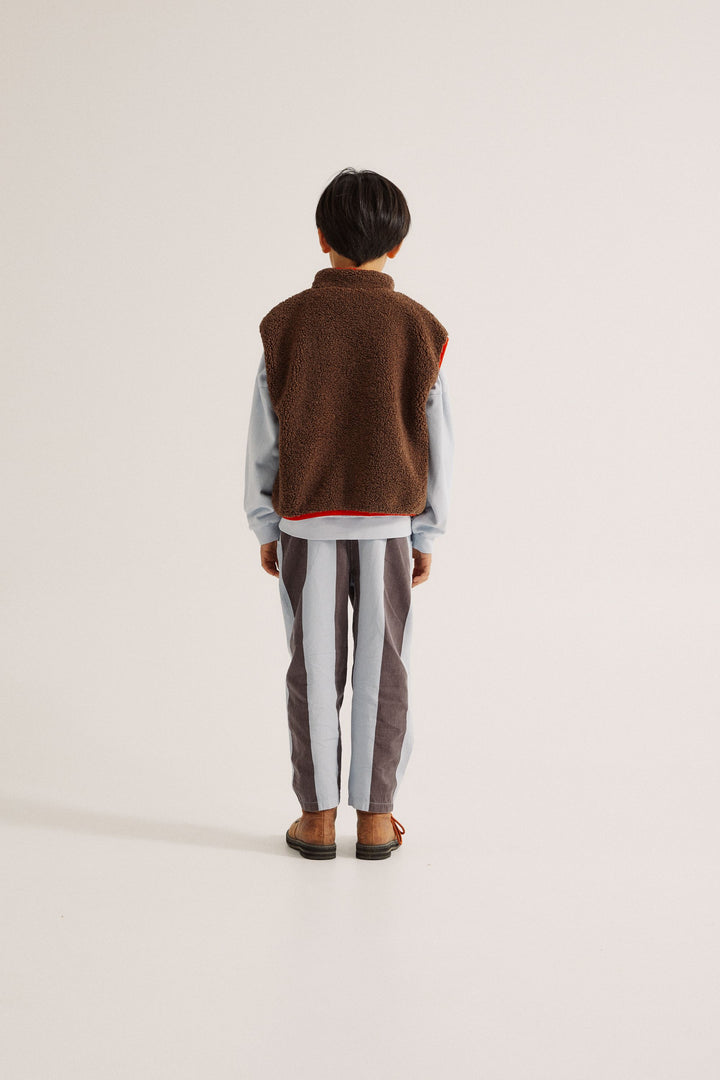 Enfant avec Gilet Brown teddy
