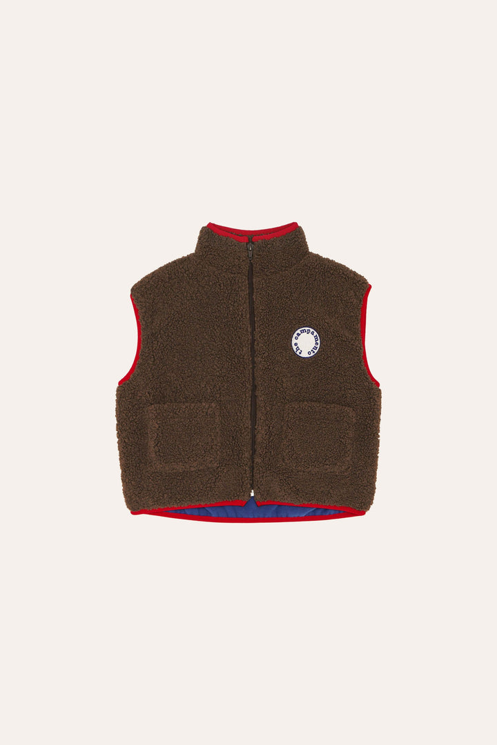 Gilet Brown teddy