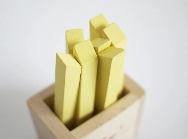 Frites musicales en bois