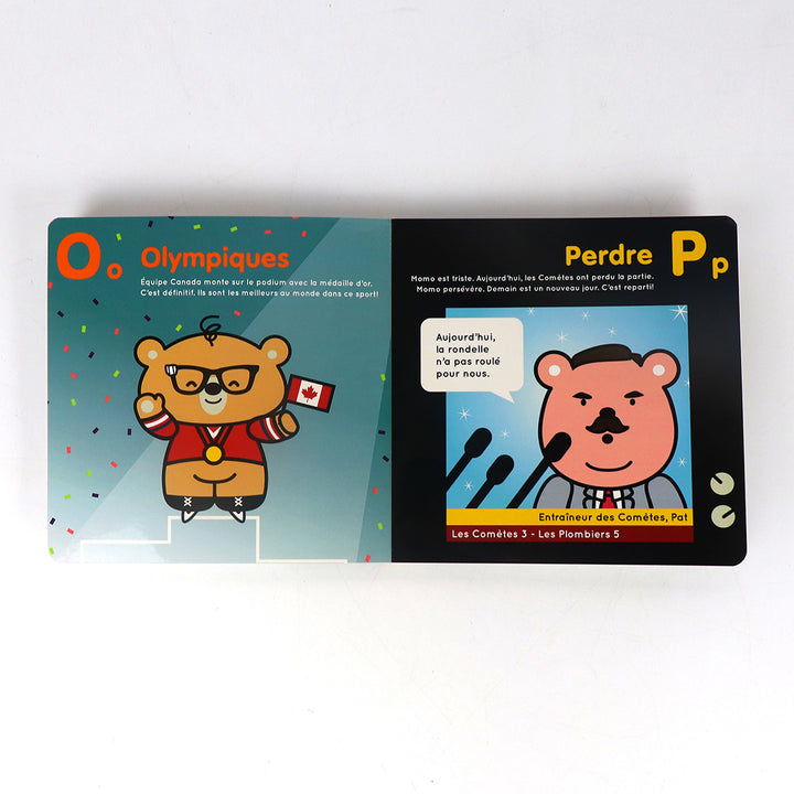 Livre Momo & les Comètes apprennent l'ABC du hockey