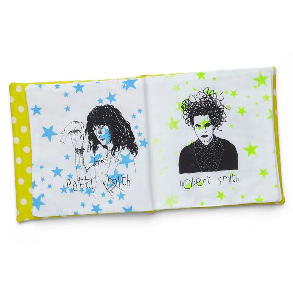 Imagier des rock stars en tissu