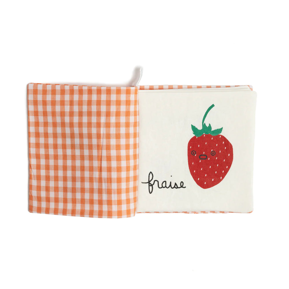 Imagier des fruits en tissu
