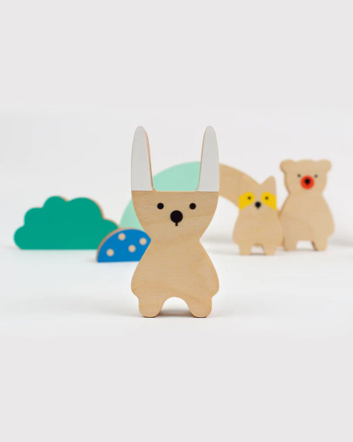Jeu d'équilibre en bois