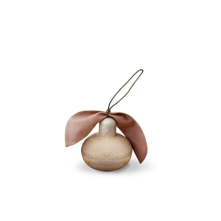 Jouet en bois Poire et son petit ami chenille