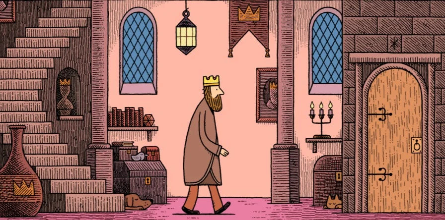 Le petit robot de bois et la princesse-bûchette par Tom Gauld