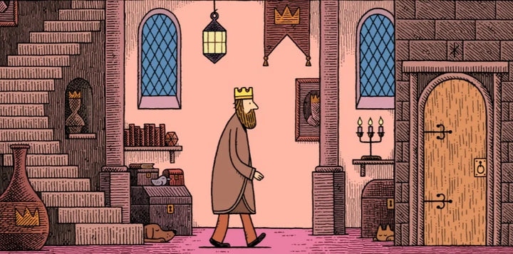 Le petit robot de bois et la princesse-bûchette par Tom Gauld