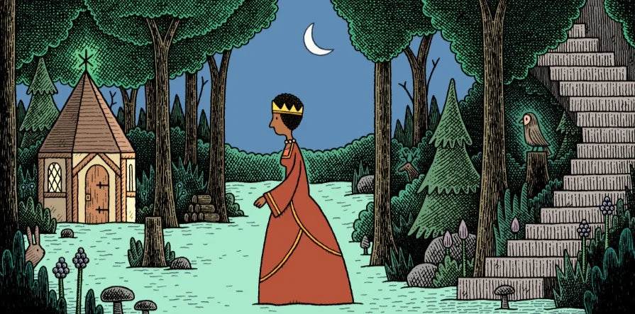Le petit robot de bois et la princesse-bûchette par Tom Gauld