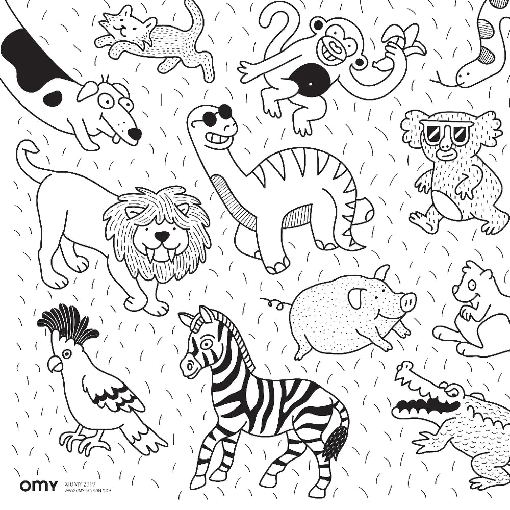 Mini ensemble de coloriage Animaux