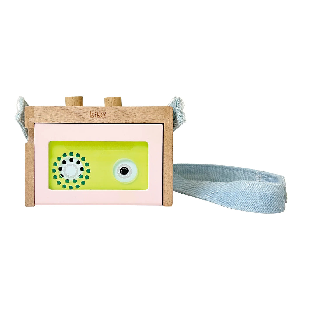 Mini-magnétophone en bois Kiko