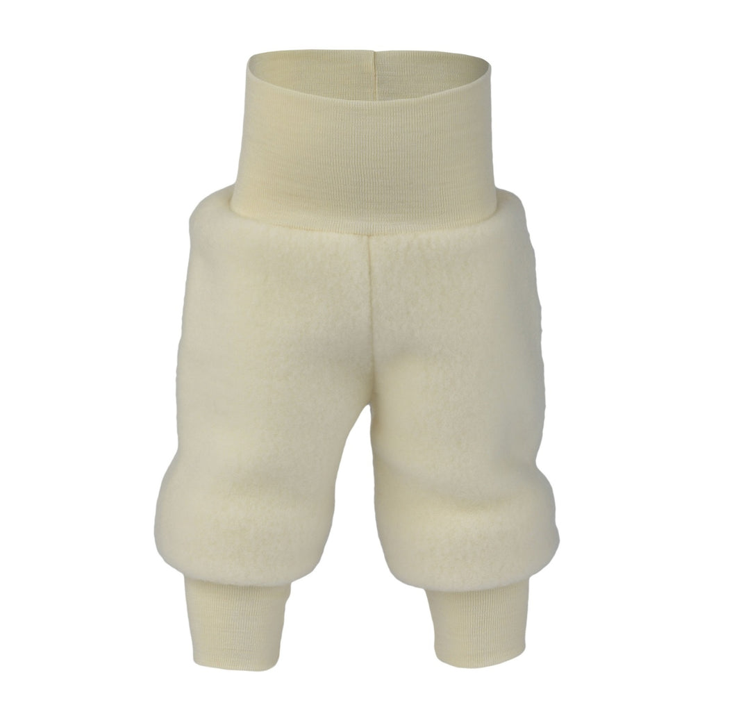 Pantalon chaud en polaire de mérinos Naturel