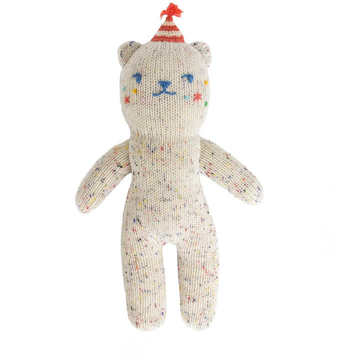 Peluche tricoté ours de fête