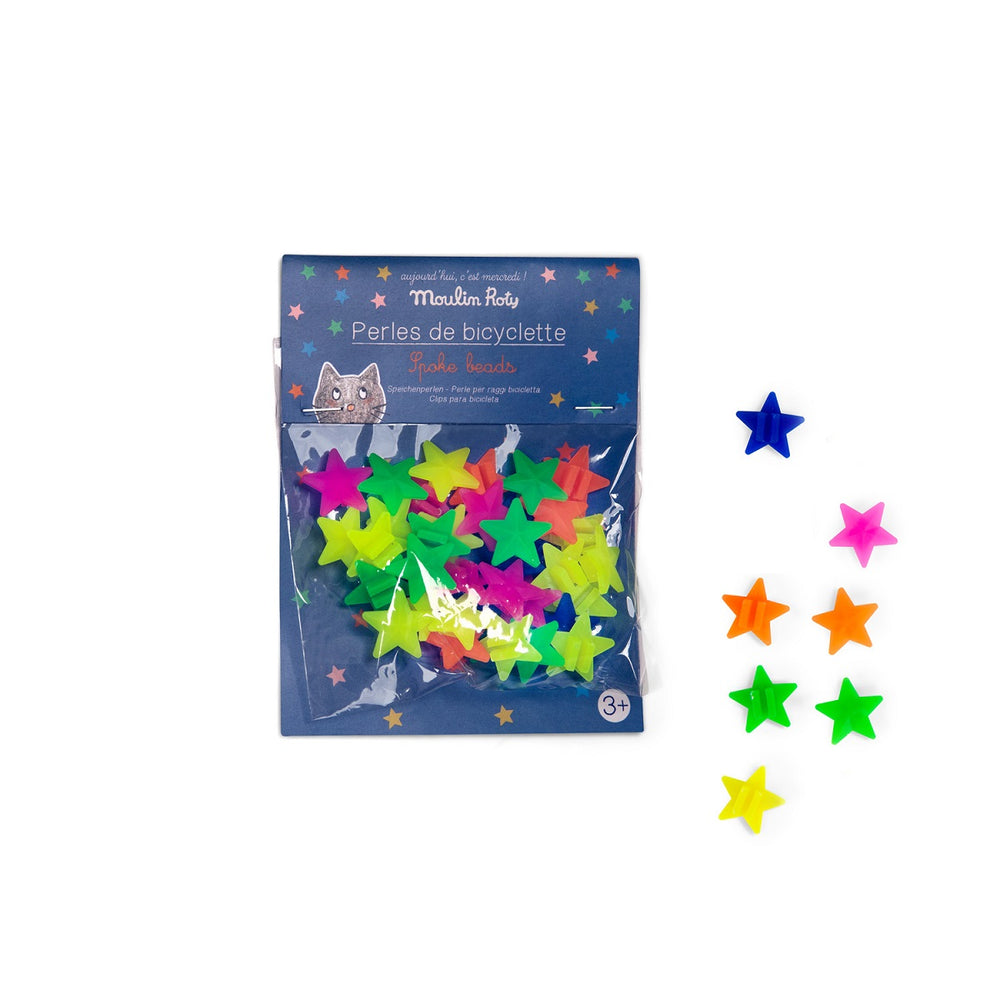 Perles étoiles pour rayons de vélo