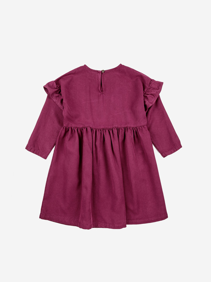 Robe en lyocell mauve