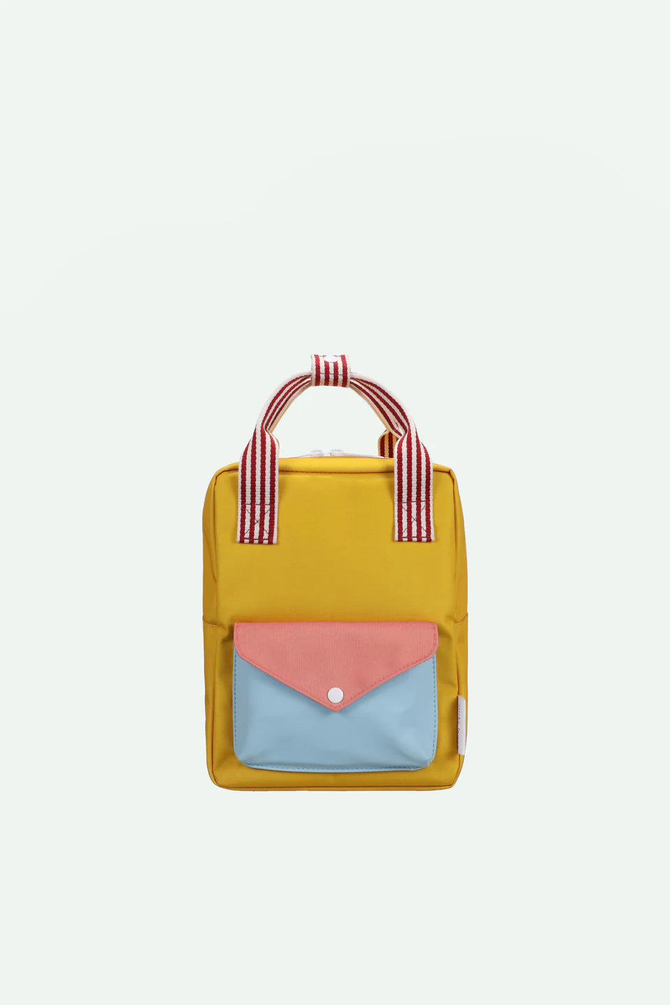 Petit Sac à dos Sticky Lemon jaune, bleu et rose