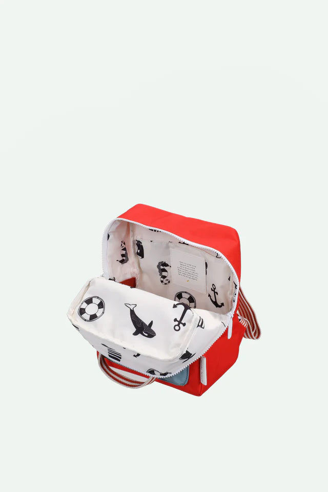 Small Backpack - Wonders of the sea - Red Hat