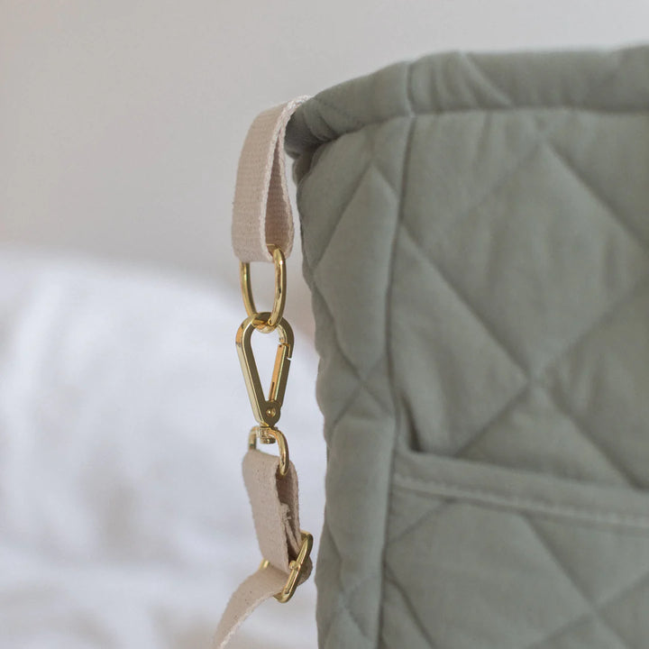 Sac à couche en coton menthe