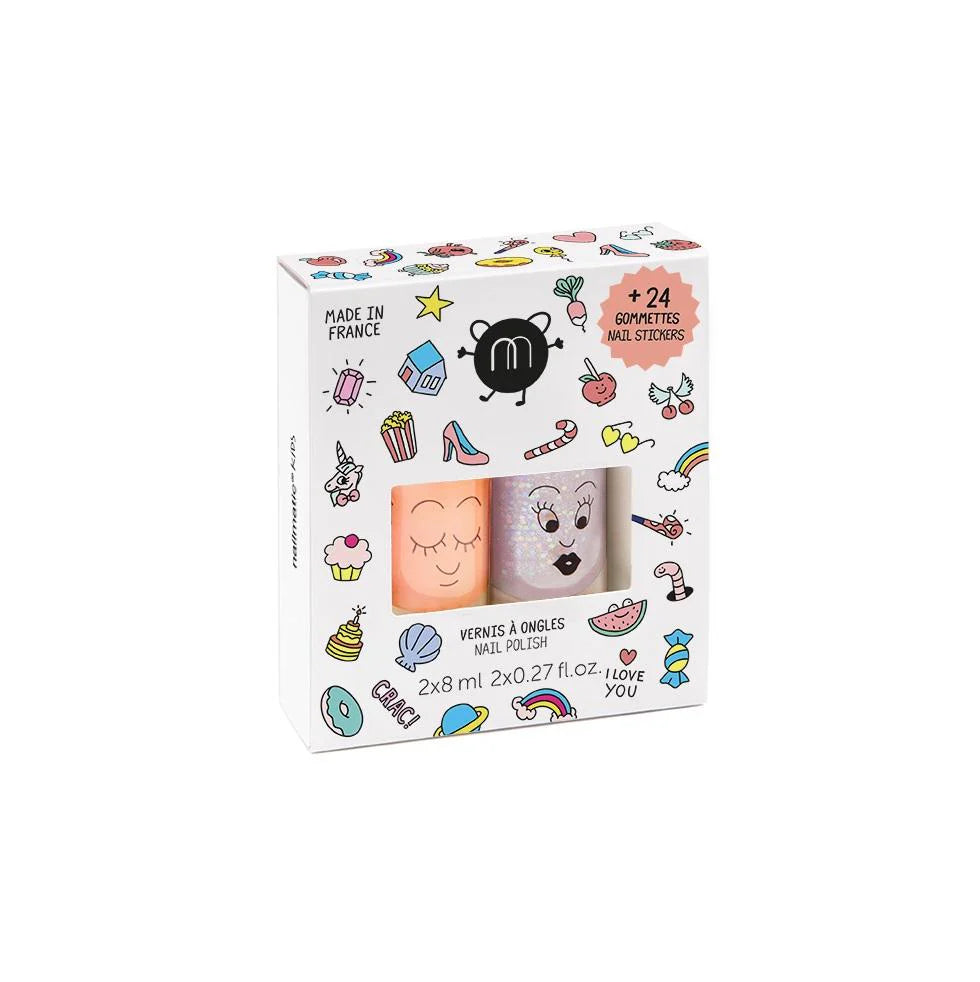 Coffret de vernis à ongles et d'autocollants