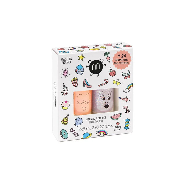Coffret de vernis à ongles et d'autocollants