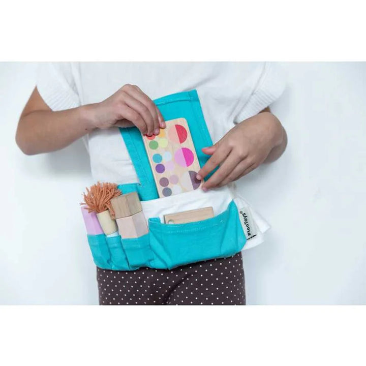 Enfants avec Trousse de maquillage professionnel en bois pour enfants