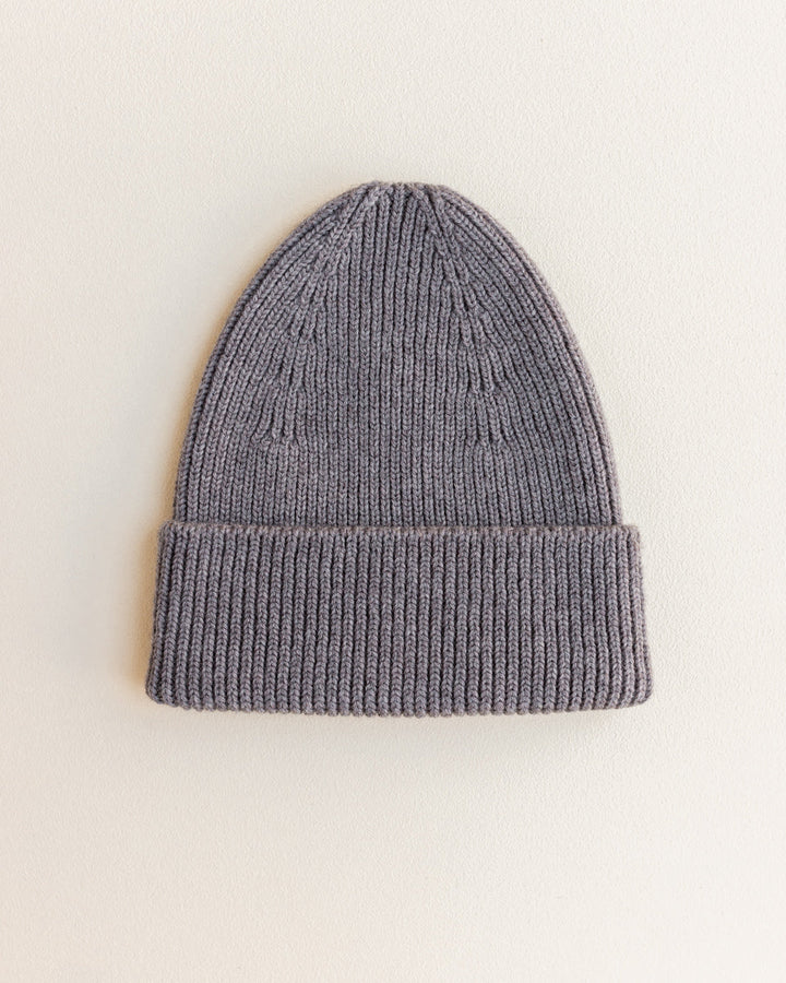Tuque en laine mérinos gris