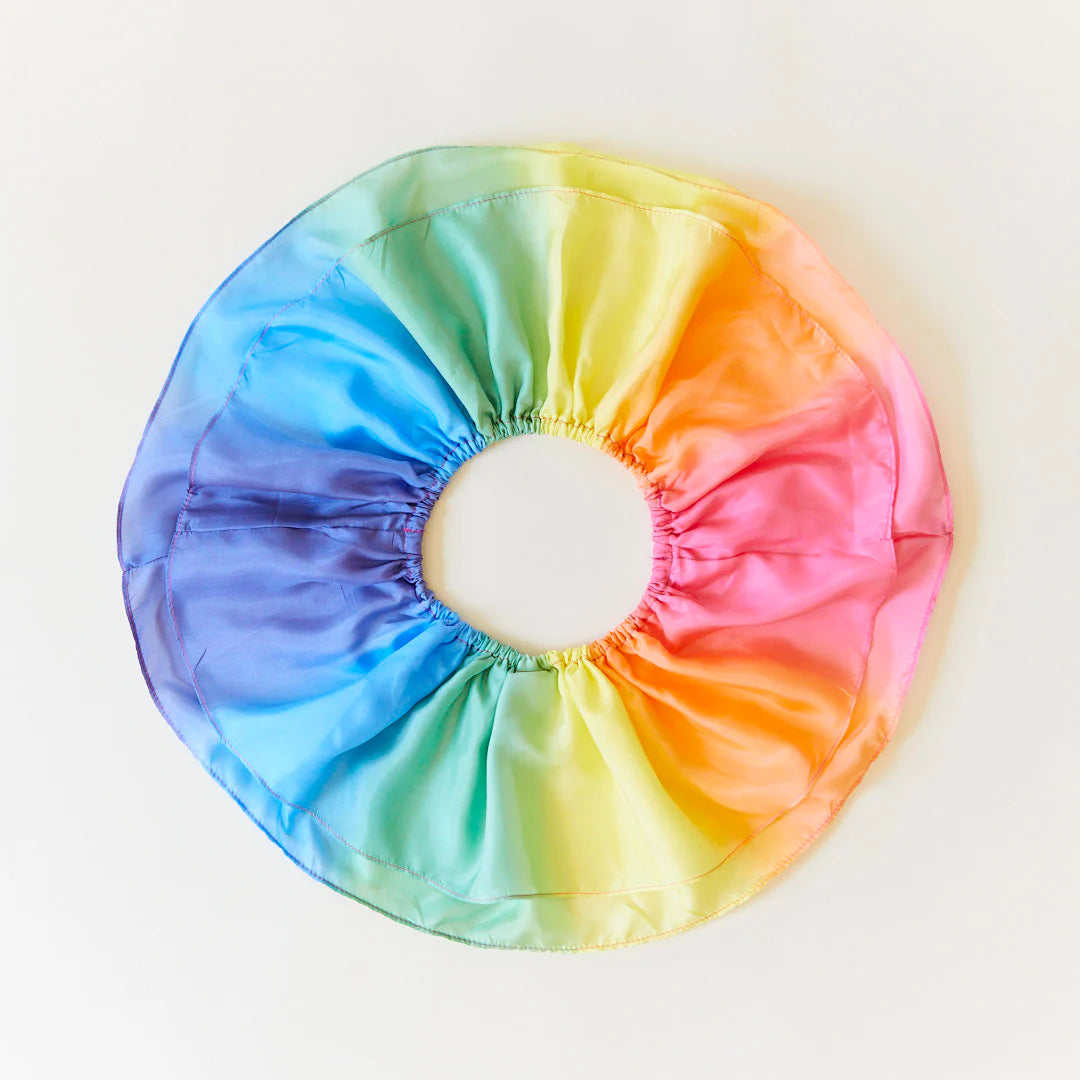 Tutu en soie arc-en-ciel
