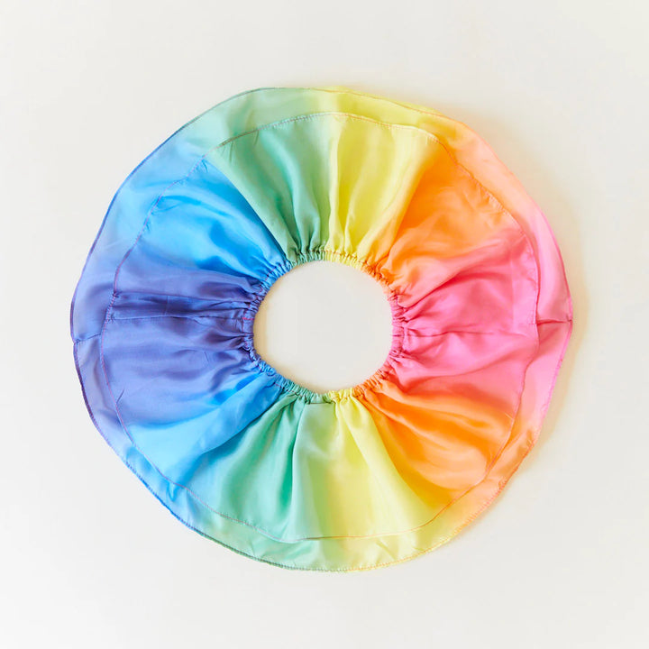 Tutu en soie arc-en-ciel