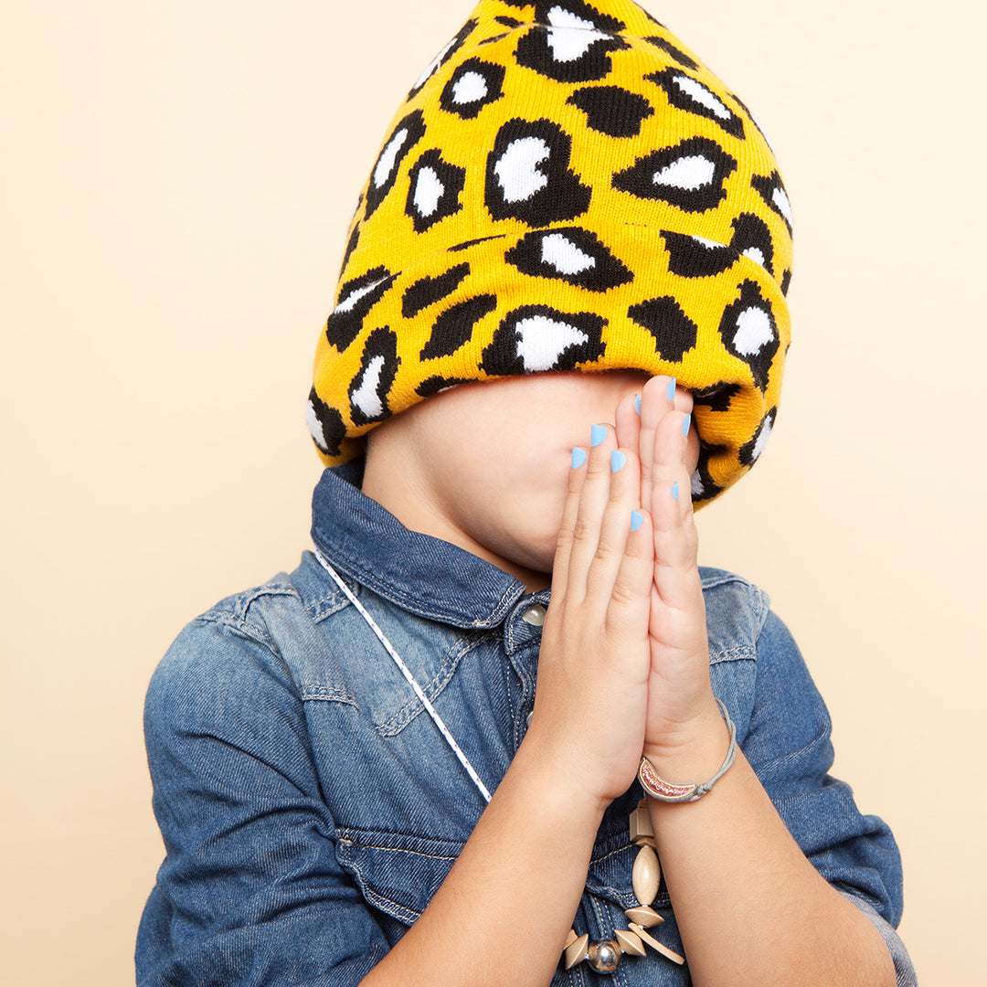 Enfant avec nailmatic vernis à ongles pour enfants bleu Gaston