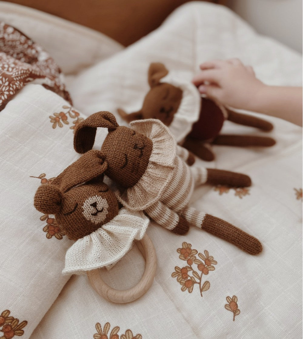 Anneau de dentition Ourson avec peluches