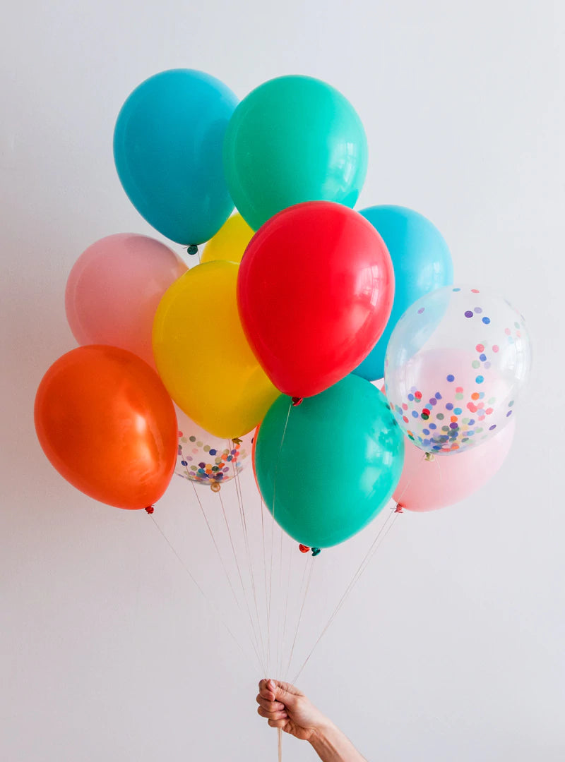 Ballons de fête en latex naturel aux couleurs classique un peu vintage