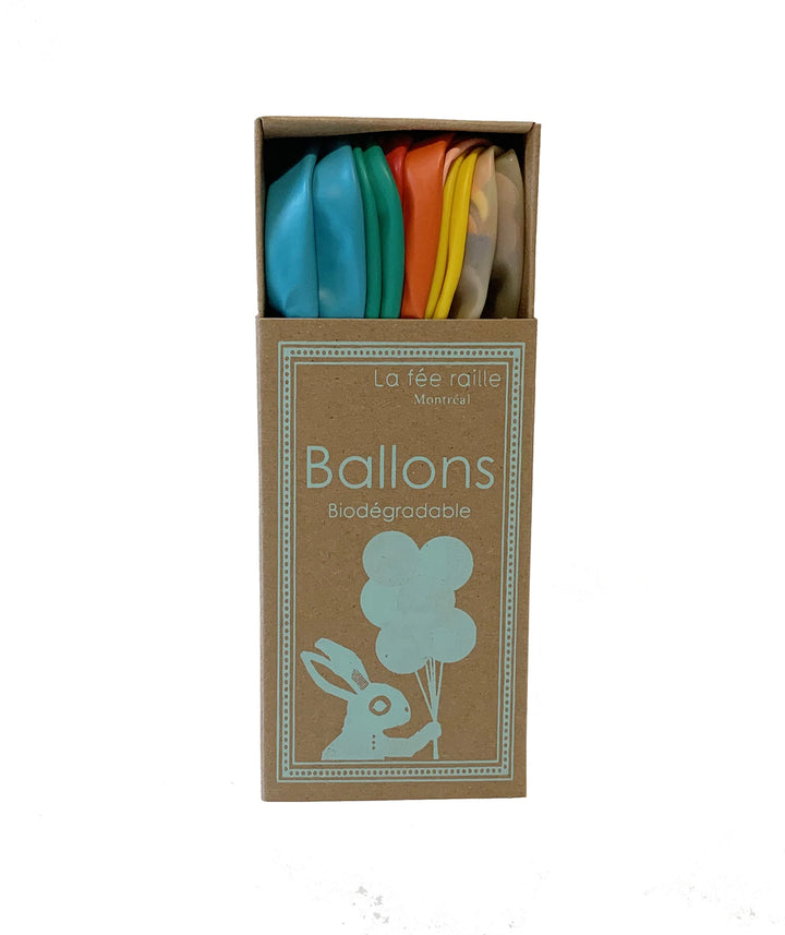 Ballons de fête en latex naturel aux couleurs classique un peu vintage