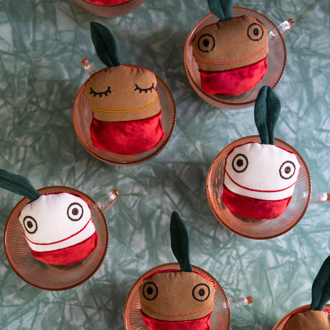 bébés pomme en tissu