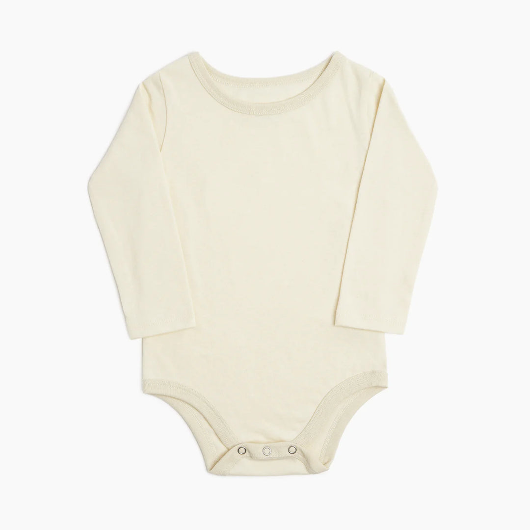 Body manches longues en coton naturel