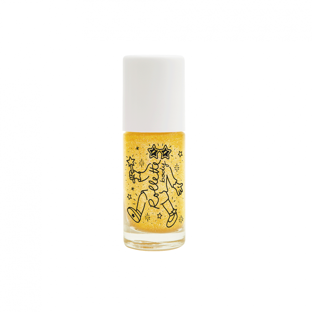 Rollette Body gel pailleté pour le corps Yellow gold