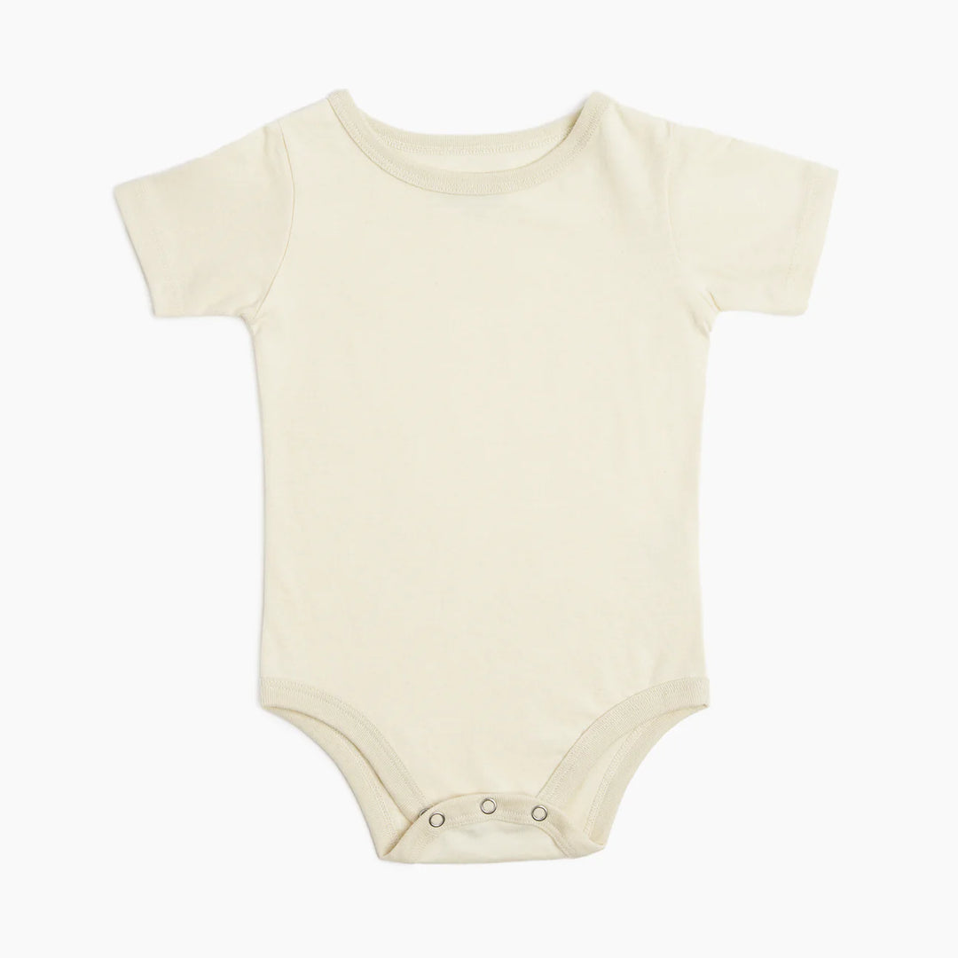 Body manches courtes en coton naturel 