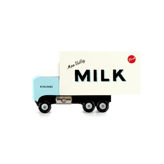 Camion de lait en bois